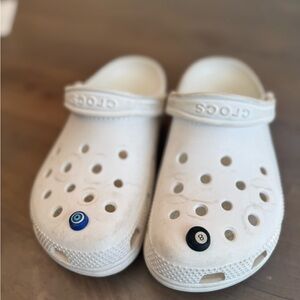 Crocs White Shoes - women 8/men 6